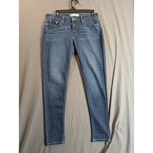 Levi's 535 Legging Jeans Women's Size 11 Medium Blue Wash Denim Stretch